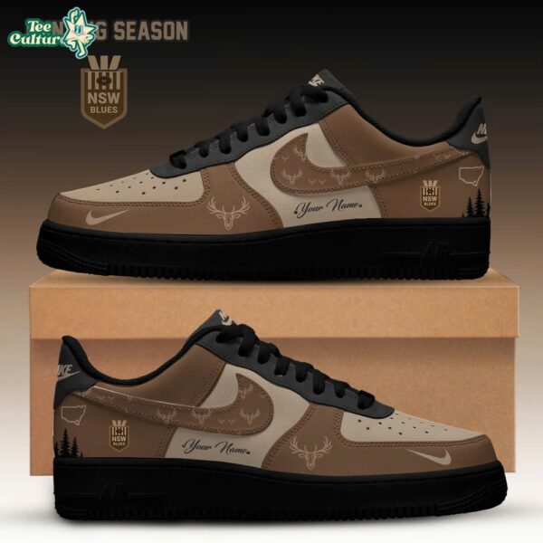 NSW Blues Deer Hunting Edition Nike Air Force 1 Low Custom For Fans