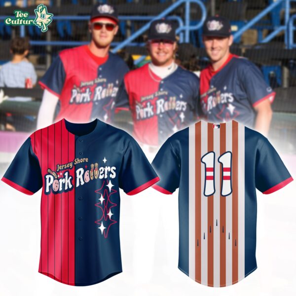 Nashville Sounds Jersey Shore Pork Rollers Special Edition Baseball Jersey