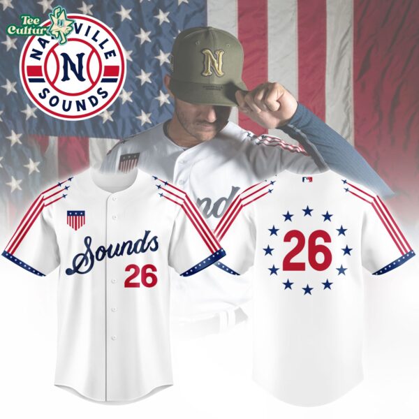 Nashville Sounds Military Appreciation Night Personalized Limited Baseball Jersey