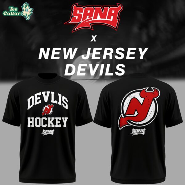 New Jersey Devils x SANA Limited Edition Black Shirt