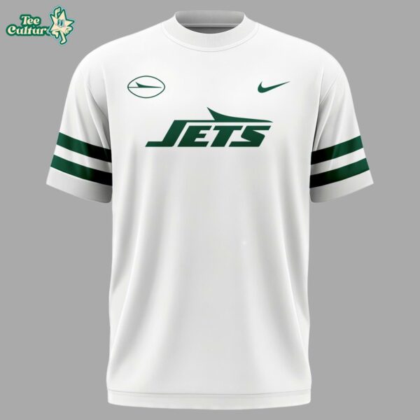 New York Jets White Out Uniforms Tshirt by Teesculture.com