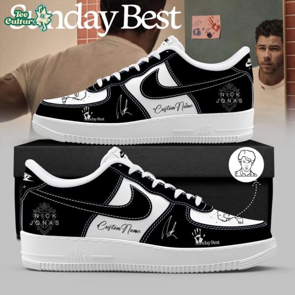 Nick Jonas Sunday Best Tour 2026 Signature Custom Name Air Force 1 Shoes