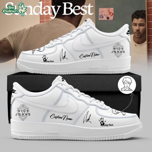 Nick Jonas Sunday Best Tour 2026 Signature Custom Name Air Force 1 Shoes V3