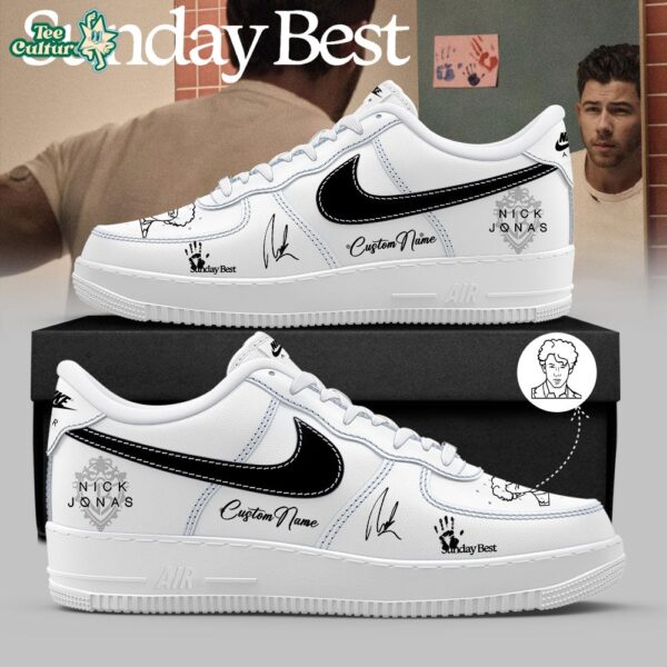 Nick Jonas Sunday Best Tour 2026 Signature Custom Name Air Force 1 Shoes V4