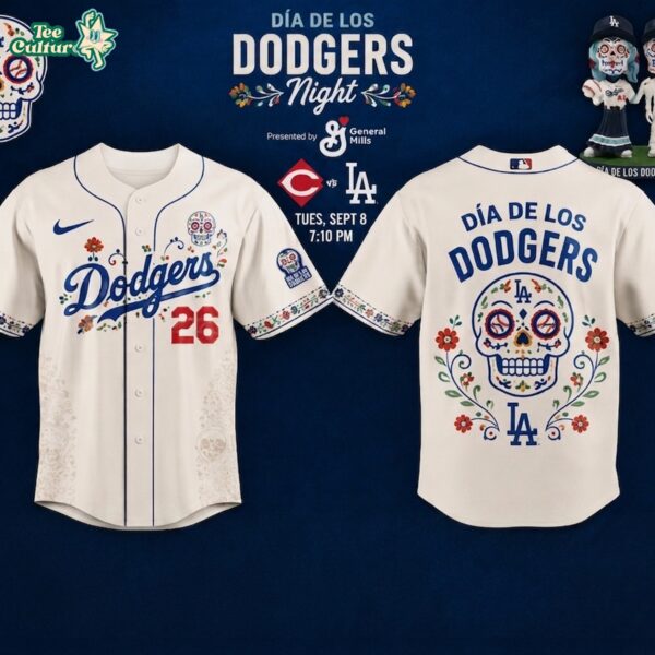 Nike Los Angeles Dodgers X Di­a De Los Muertos Baseball Jersey