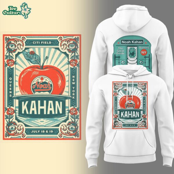 Noah Kahan X Ny Mets The Great Divide Tour At Citi Field Poster Graphic Hoodie Ver2