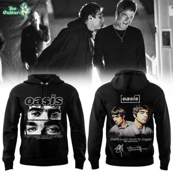 Oasis: Don’t Look Back in Anger 30th Signature Limited Black Hoodie V2