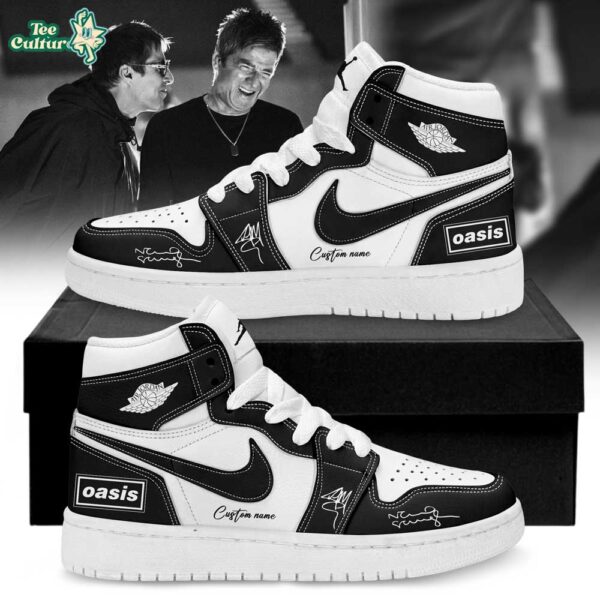 Oasis: Don’t Look Back in Anger Signature Custom Name AJ1 Shoes V2