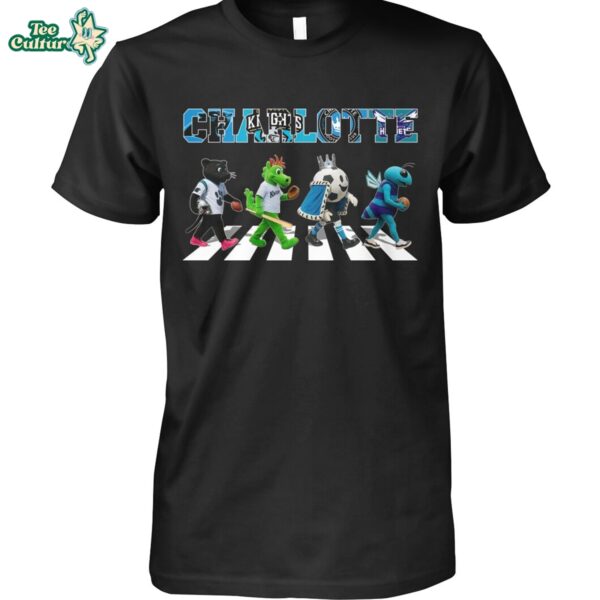 Official Charlotte Sports Teams Mascot Abbey Road Shirt 2026