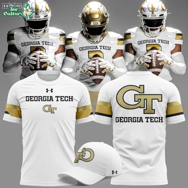 Official Georgia Tech Football 2026 New White T-Shirt