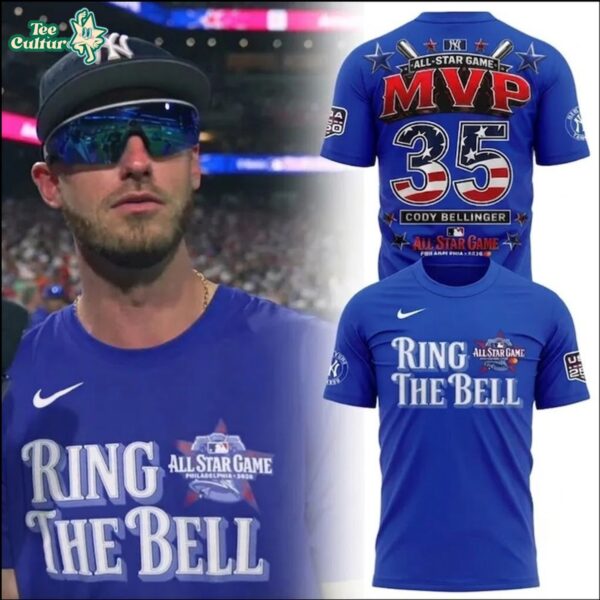 Philadelphia 2026 MLB All-Star Game Cody Bellinger MVP Ring The Bell Baseball T-Shirt