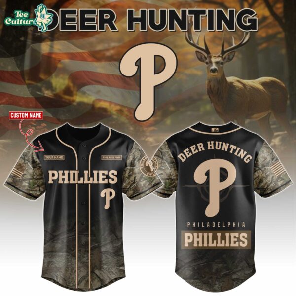 Philadelphia Phillies Deer Hunting Limited Edition Baseball Jersey