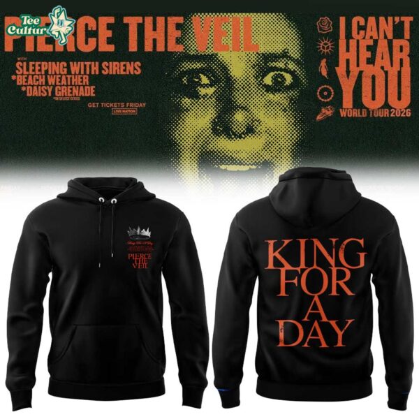Pierce The Veil I Can't Hear You World Tour 2026 Tour Hoodie Ver2
