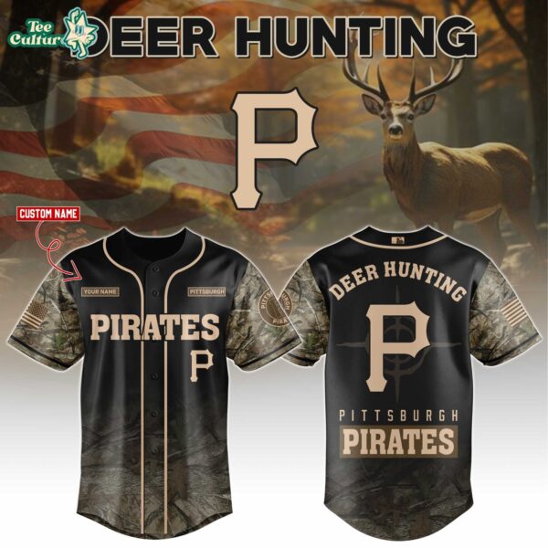 Pittsburgh Pirates Deer Hunting Limited Edition Baseball Jersey