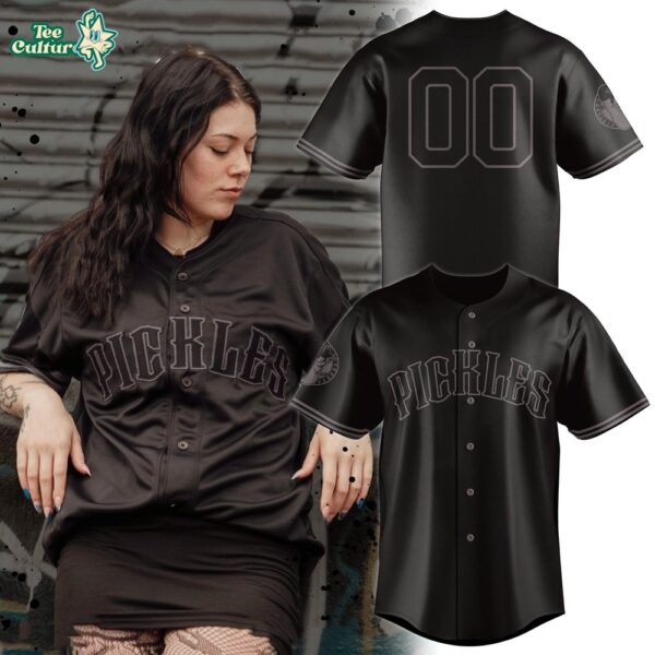 Portland Pickles 2026 Emo Night Black Special Baseball Jersey