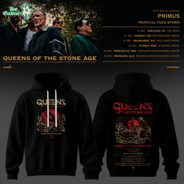 Queens Of The Stone Age Australia Tour 2026 Hoodie