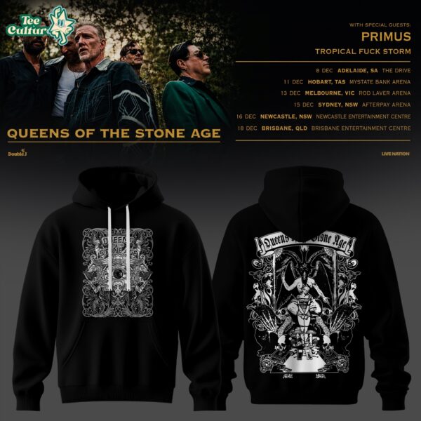 Queens Of The Stone Age Australia Tour 2026 Hoodie V4