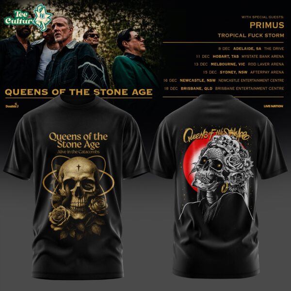 Queens Of The Stone Age Australia Tour 2026 Tshirt V2