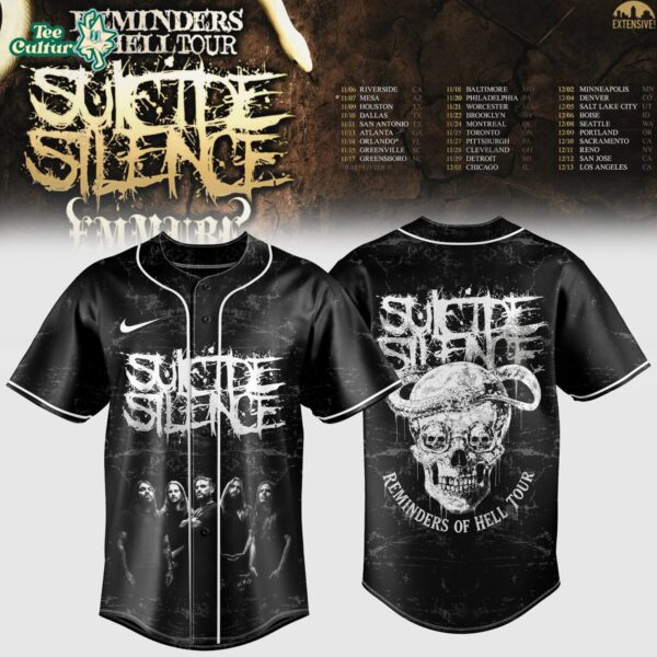 Reminders Of Hell Tour 2026 Edition Baseball Jersey Version 2