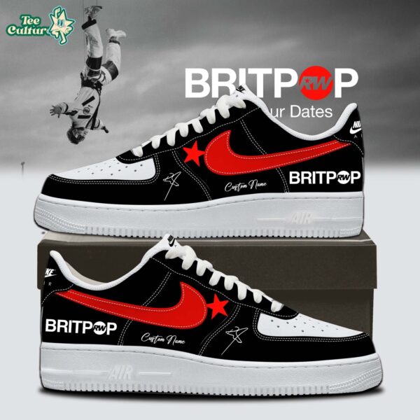 Robbie Williams Britpop World Tour Air Force 1 Shoes Size 43