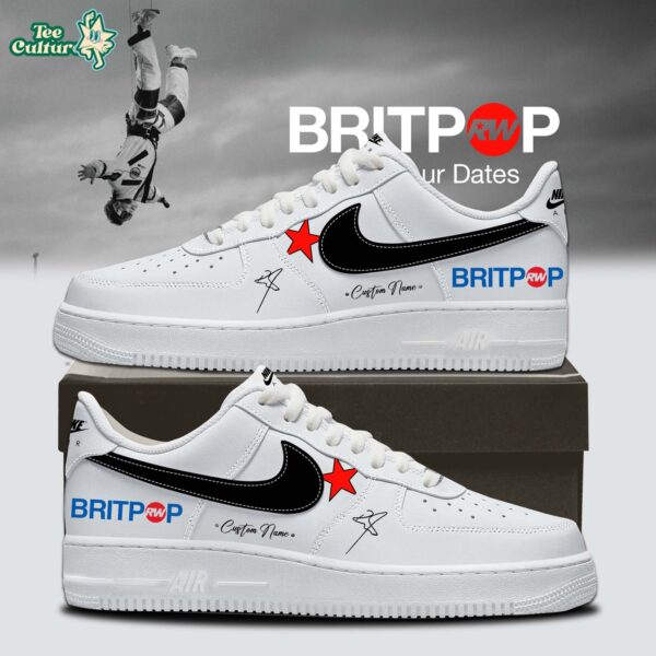 Robbie Williams Britpop World Tour Air Force 1 Shoes Size 44