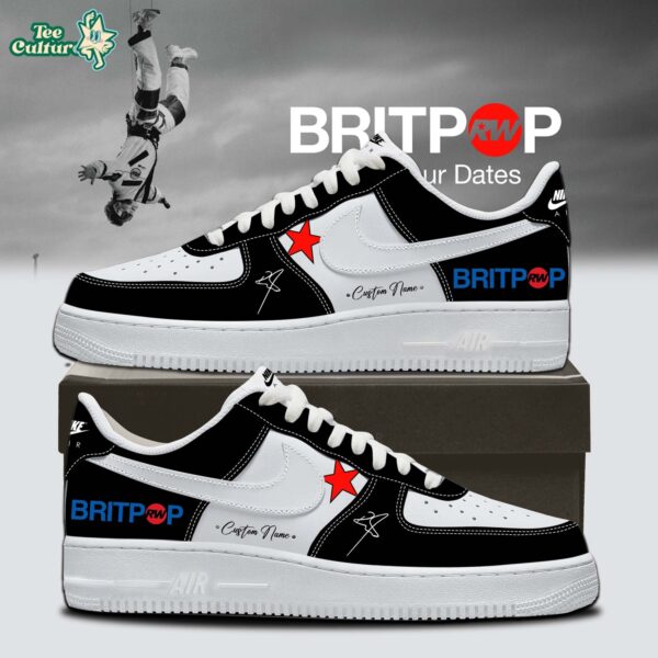 Robbie Williams Britpop World Tour Air Force 1 Shoes Size 45