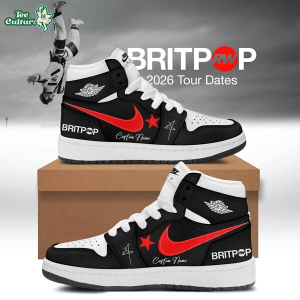 Robbie Williams Britpop World Tour Air Jordan 1 Shoes Size 43