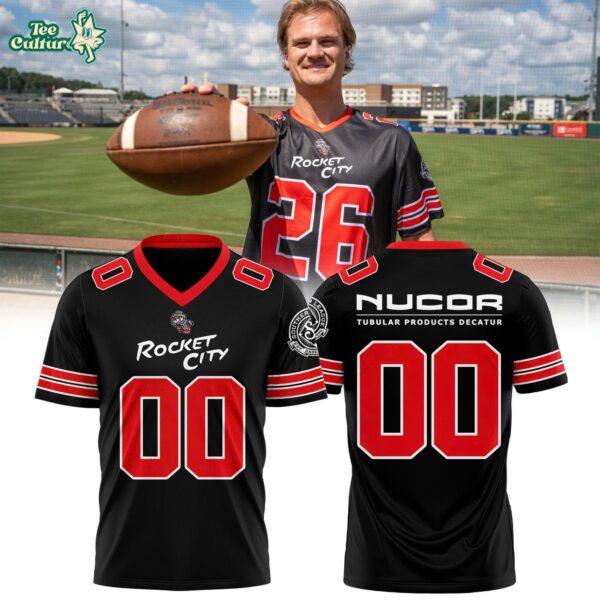 Rocket City Trash Pandas x Nucor Tubular-Decatur 2026 Football Jersey
