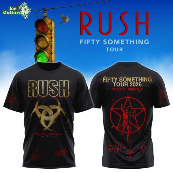 Rush “Fifty-Something Tour” 2026 Limited Edition Tshirt