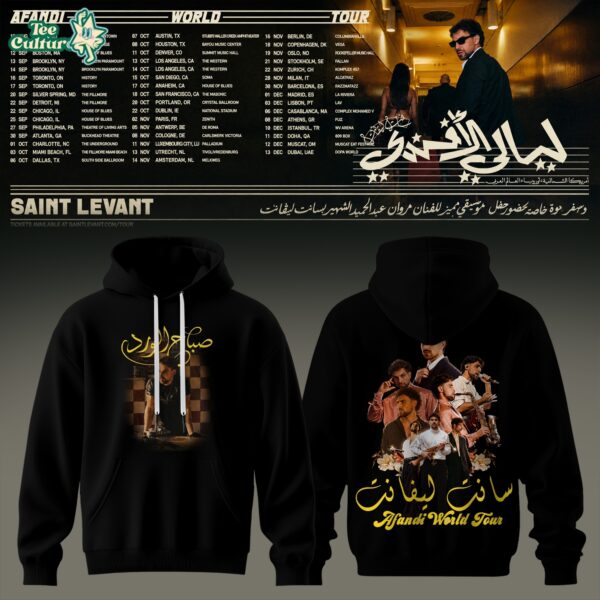 Saint Levant - Afandi World Tour Hoodie Ver4