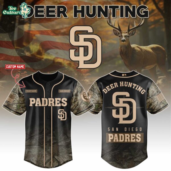 San Diego Padres Deer Hunting Limited Edition Baseball Jersey