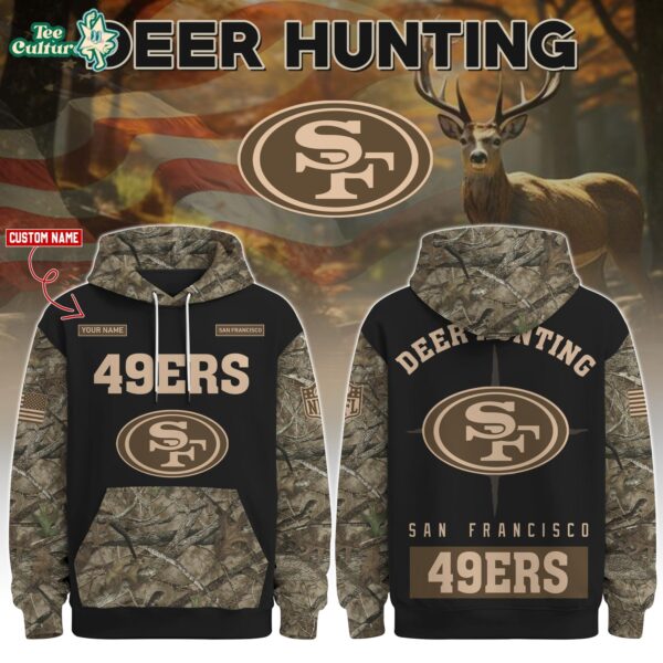 San Francisco 49ers Deer Hunting Limited Edition Hoodie – NFL Hunting Hoodie for Fans