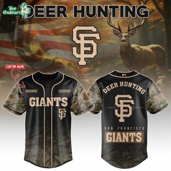 San Francisco Giants Deer Hunting Limited Edition Baseball Jersey