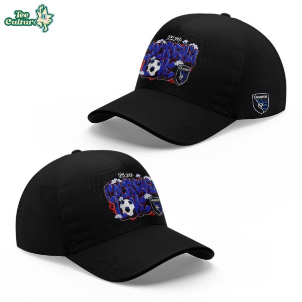 San Jose Earthquakes X Tupac California Love Graffiti Graphic Cap