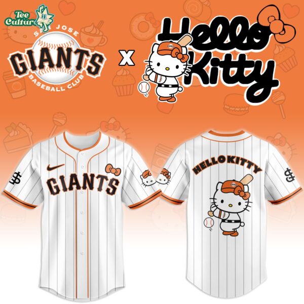 San Jose Giants x Hello Kitty Night 2026 Baseball Jersey