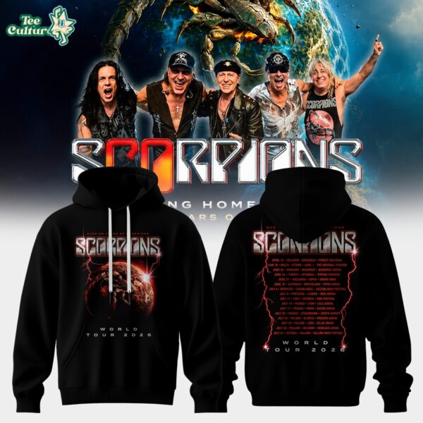 Scorpions Coming Home World Tour 2026 Unisex Hoodie V2