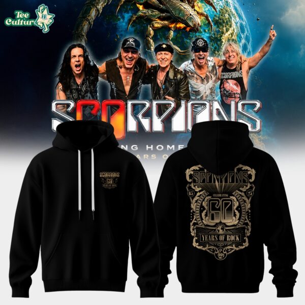 Scorpions Coming Home World Tour 2026 Unisex Hoodie V3