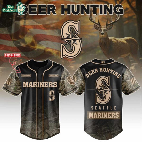 Seattle Mariners Deer Hunting Limited Edition Baseball Jersey
