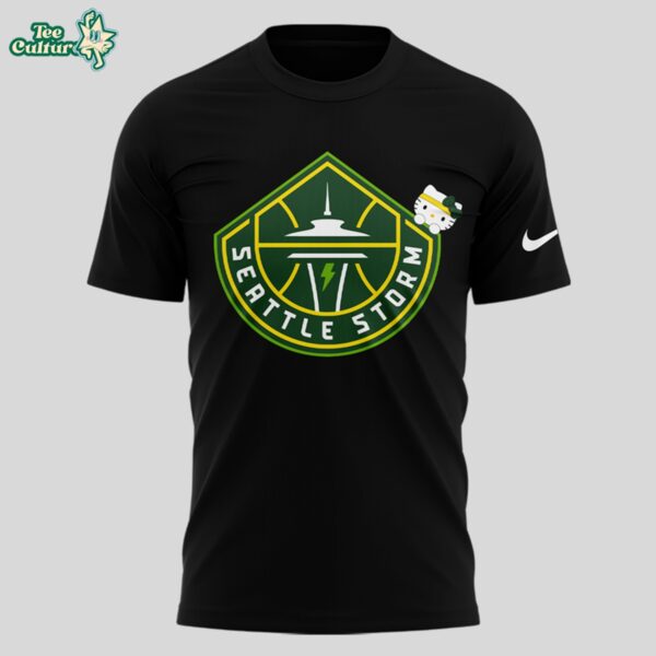 Seattle Storm X Hello Kitty Night Black Special Shirt by Teesculture.com