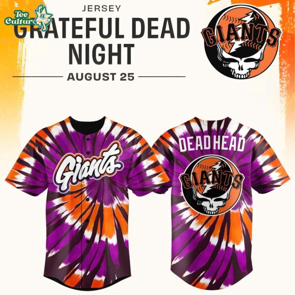 Sf Giants Grateful Dead Night 2026 Baseball Jersey