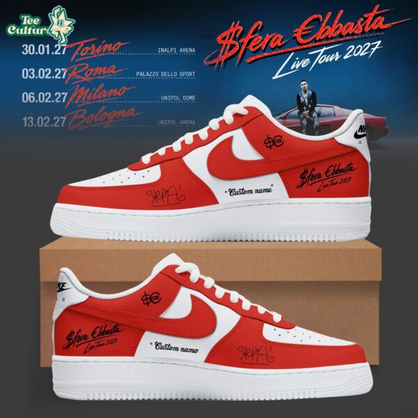 Sfera Ebbasta Live Tour 2027 AF1 Shose