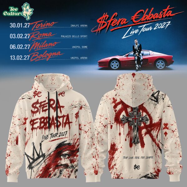 Sfera Ebbasta Live Tour 2027 Hoodie V2