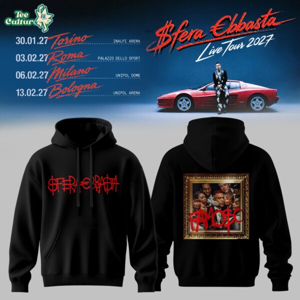 Sfera Ebbasta Live Tour 2027 Hoodie V4