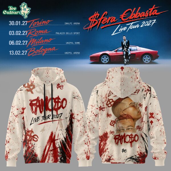 Sfera Ebbasta Live Tour 2027 Hoodie V6