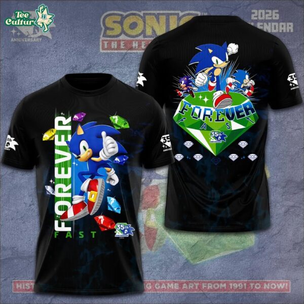 Sonic the Hedgehog 35th Anniversary Forever Fast Limited Edition Shirt