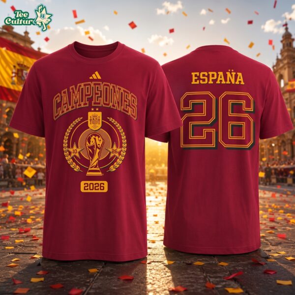Spain Adidas 2026 FIFA World Cup Champions Trophy Shirt