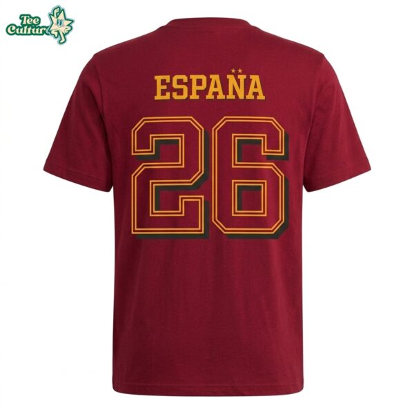Spain Adidas 2026 FIFA World Cup Champions Trophy Shirt by Teesculture.com