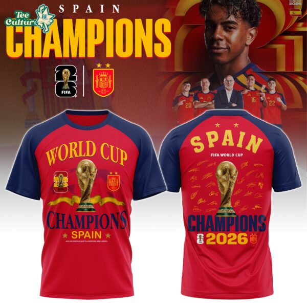 Spain Team World Cup Champions 2026 Special Edition Shirt