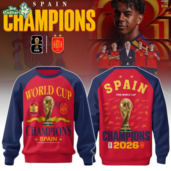Spain Team World Cup Champions 2026 Special Edition Sweatshirt