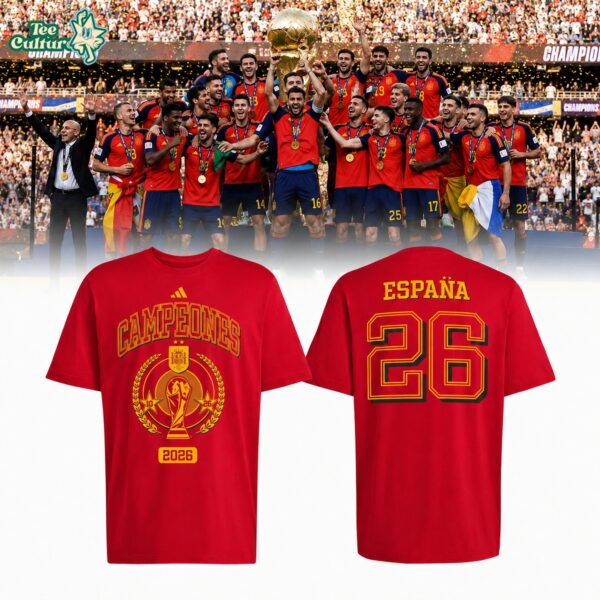 Spain World Cup 2026 Champions Celebration Shirt